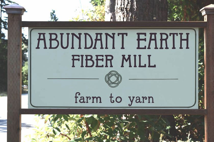 Abundant Earth Fiber Street Sign