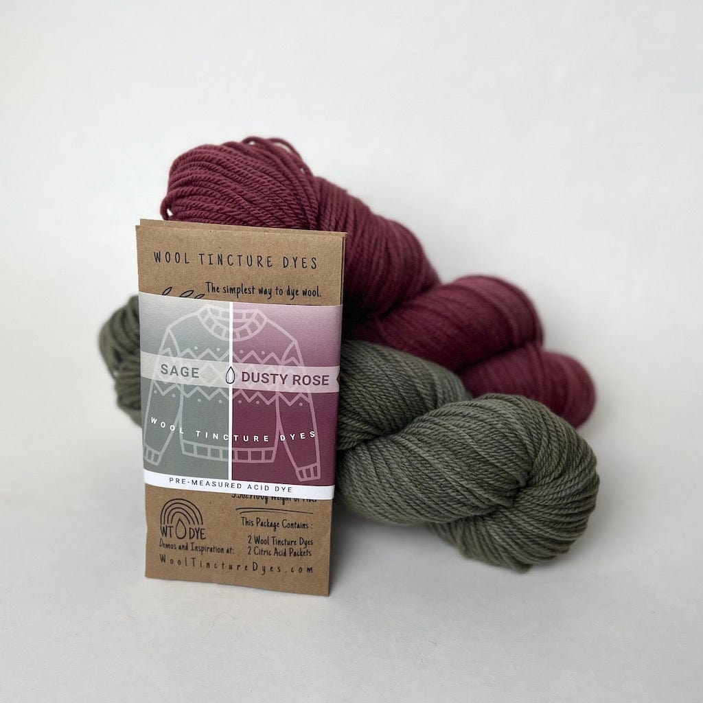 Dye Color Pack Pairing - Sage/Dusty Rose