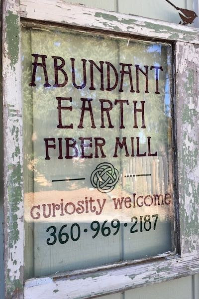 Abundant Earth Fiber Sign - Curiosity Welcome