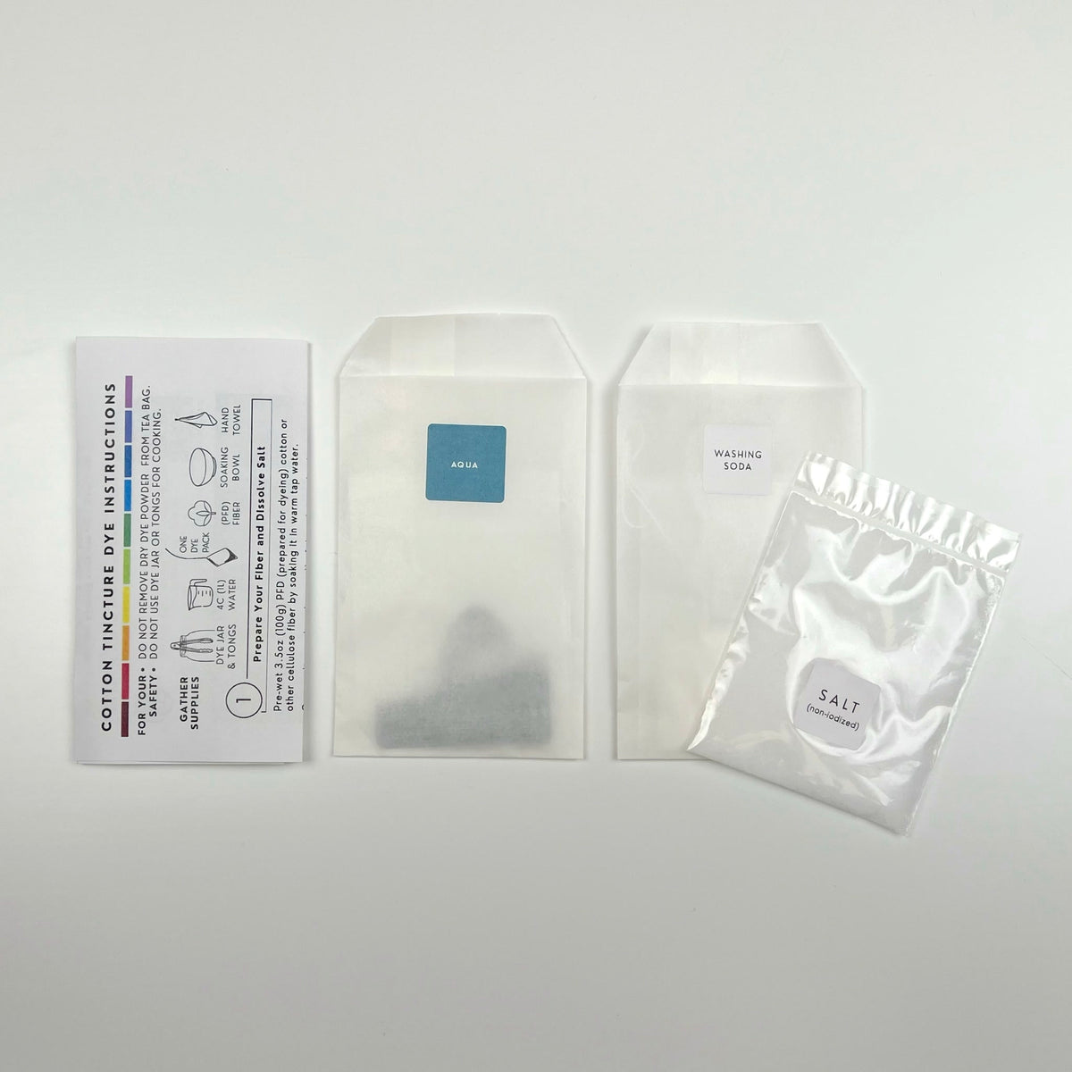 Cotton Tincture - Dye Pack - Aqua