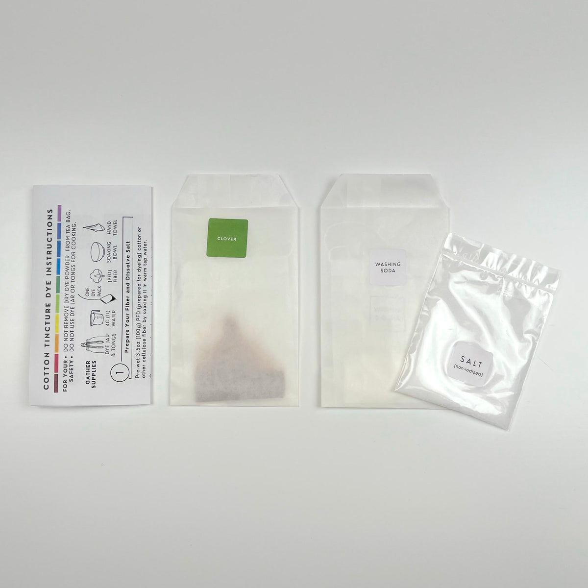 Cotton Tincture - Dye Pack - Clover
