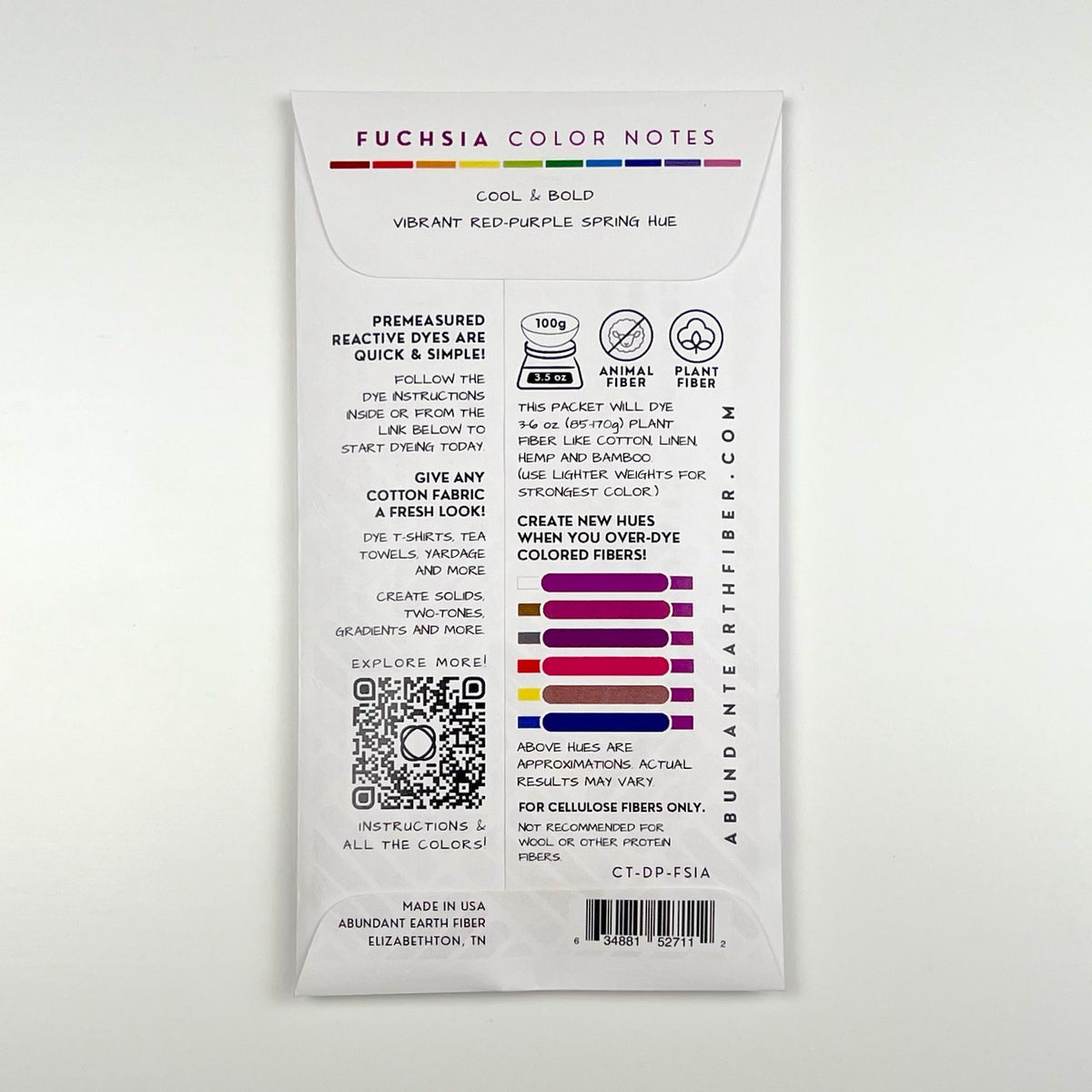 Cotton Tincture - Dye Pack - Fuchsia