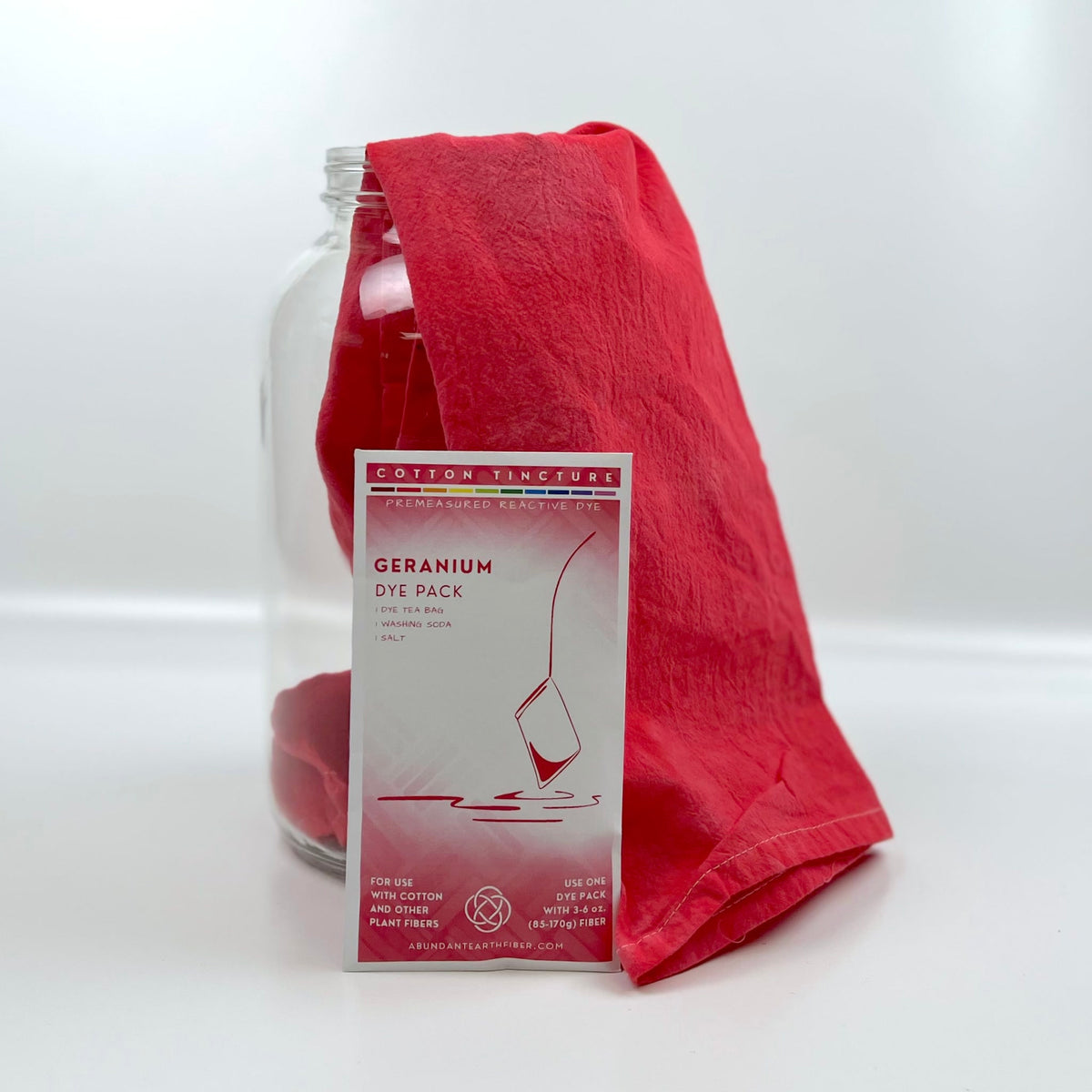 Cotton Tincture - Dye Pack - Geranium
