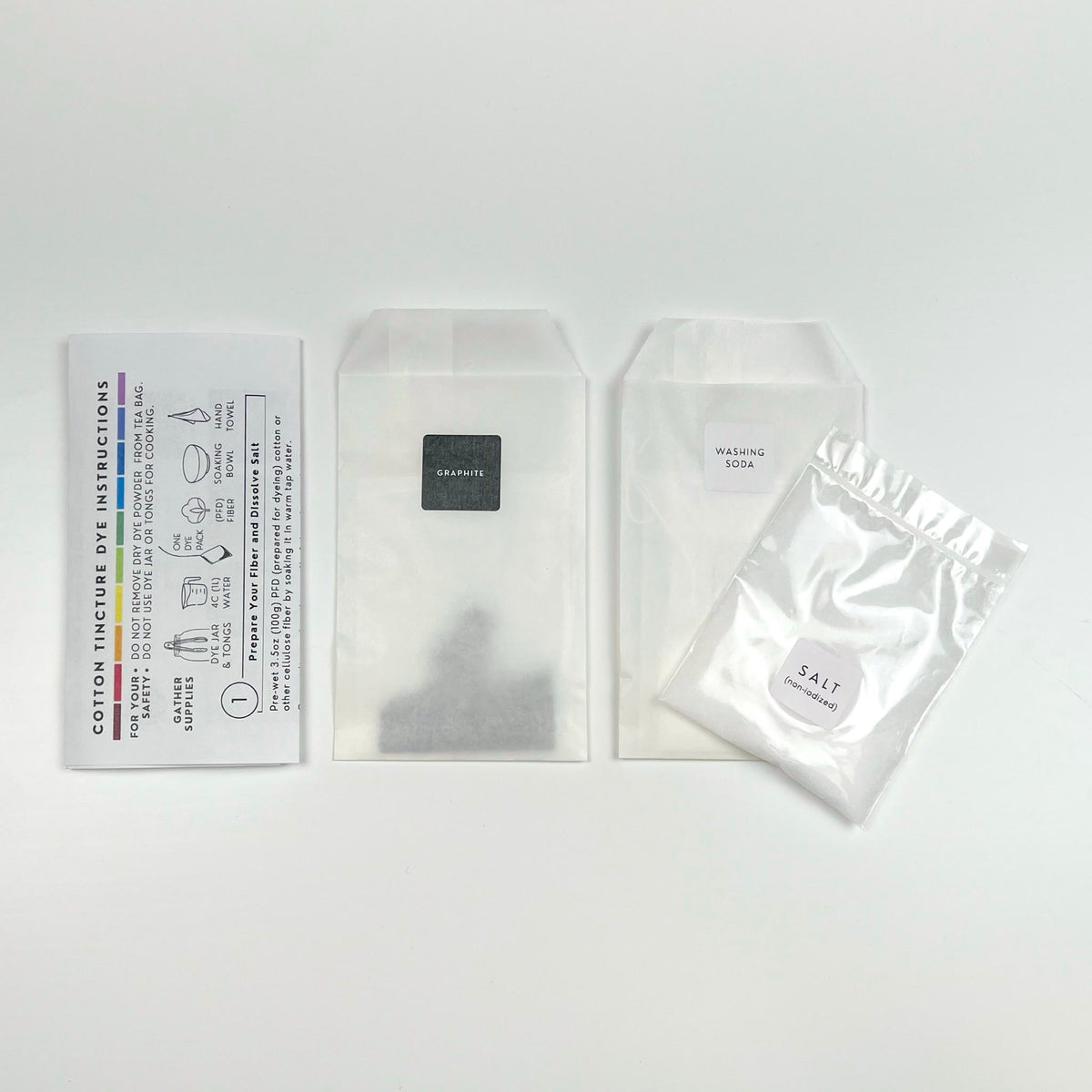 Cotton Tincture - Dye Pack - Graphite