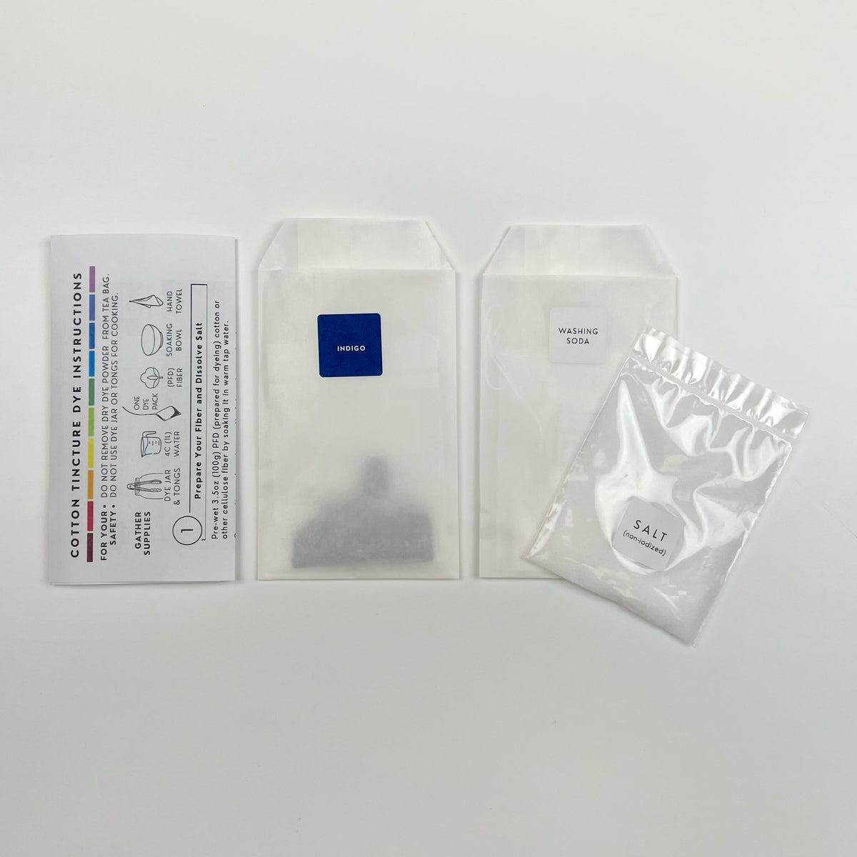 Cotton Tincture - Dye Pack - Indigo