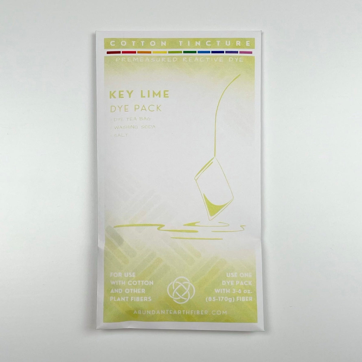 Cotton Tincture - Dye Pack - Key Lime