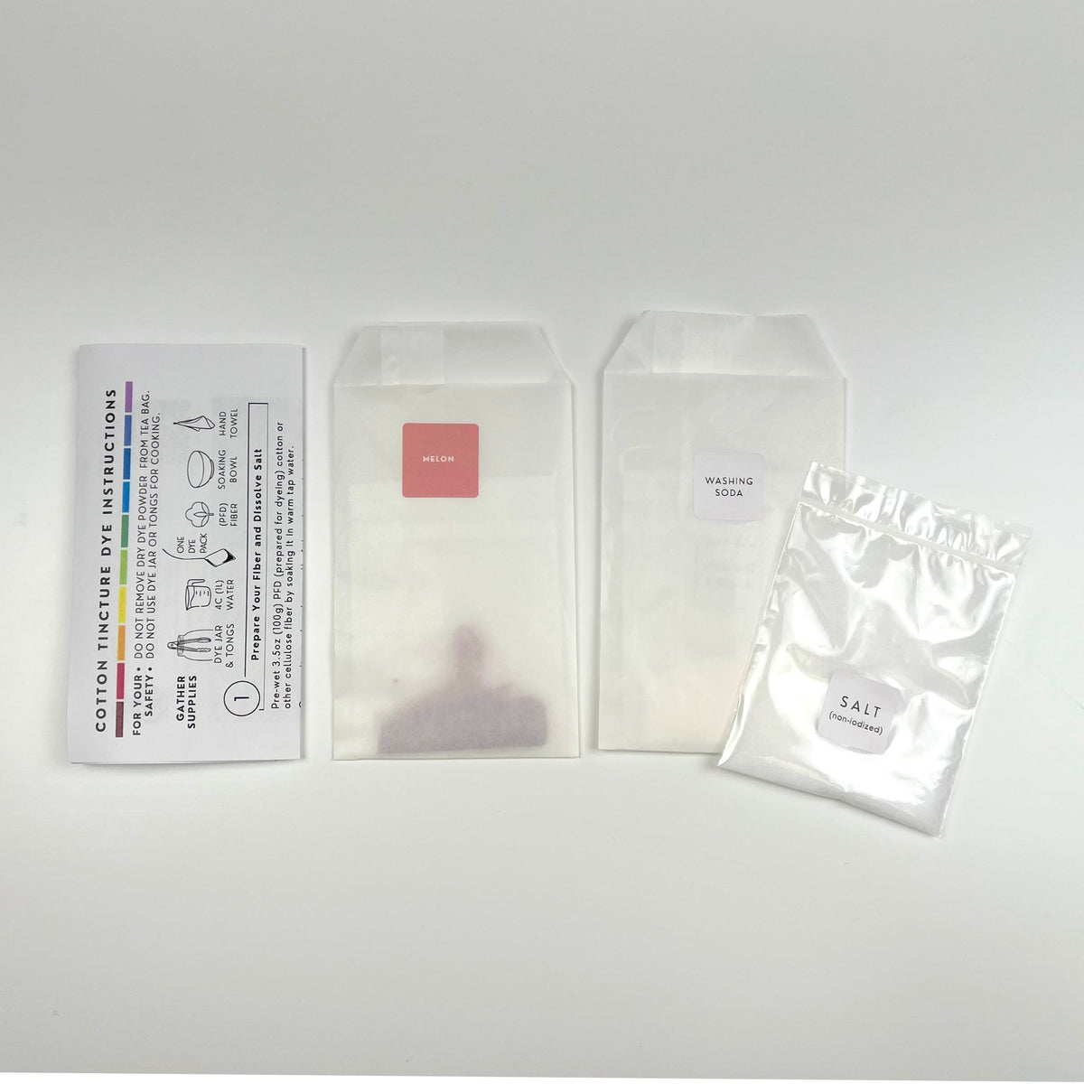 Cotton Tincture - Dye Pack - Melon