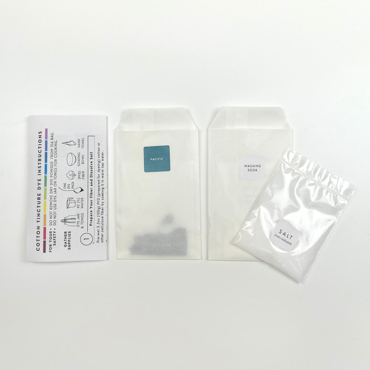 Cotton Tincture - Dye Pack - Pacific