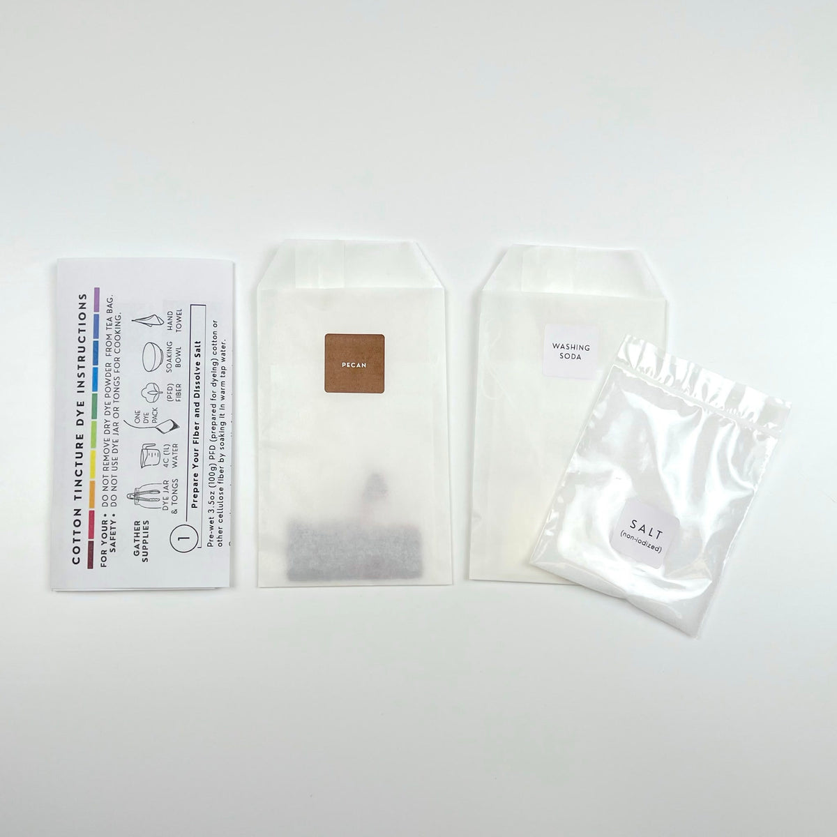 Cotton Tincture - Dye Pack - Pecan