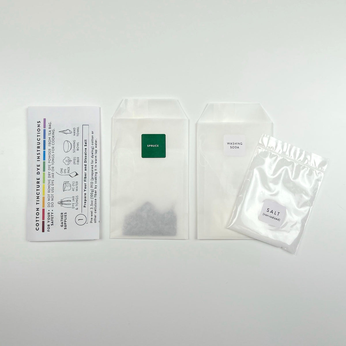 Cotton Tincture - Dye Pack - Spruce