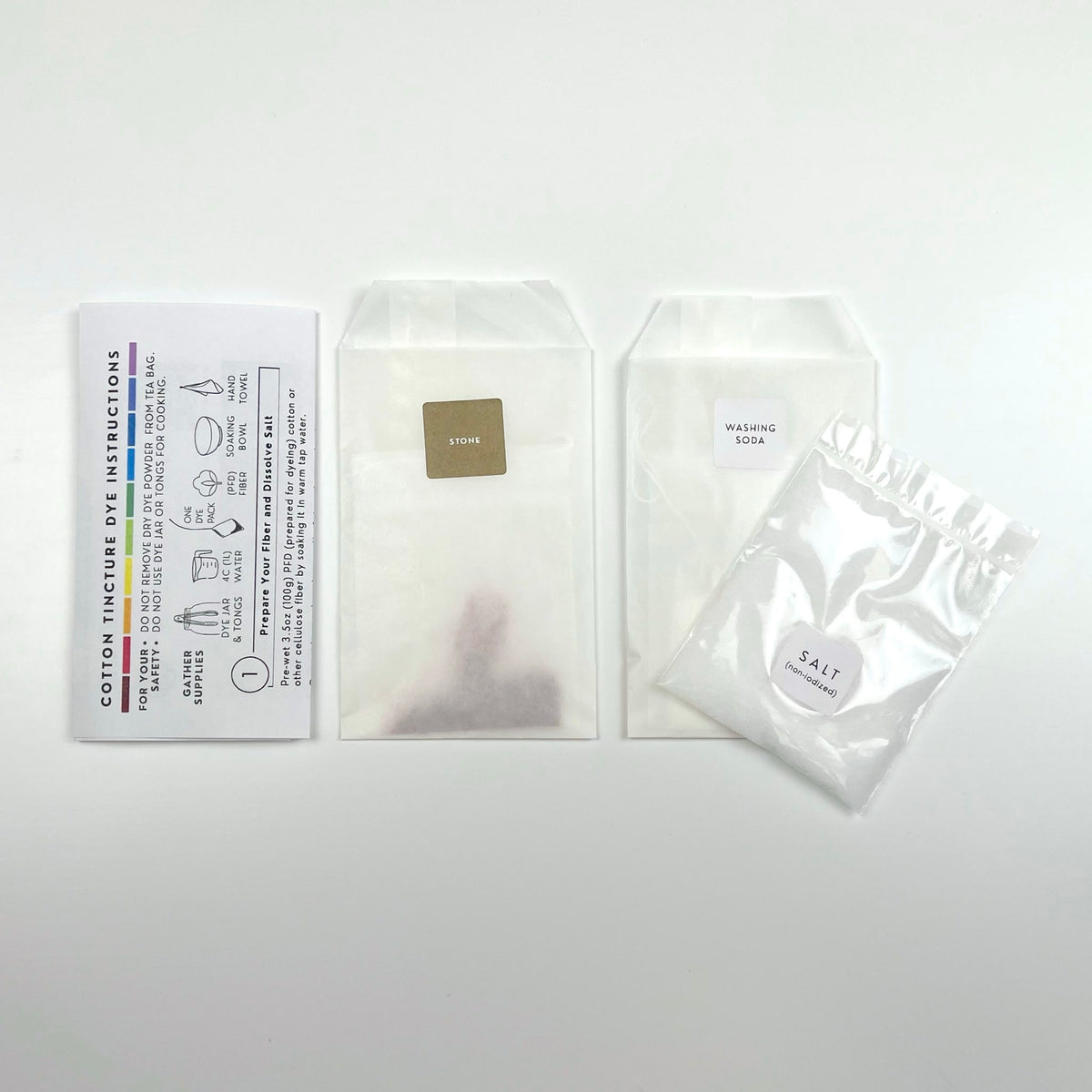Cotton Tincture - Dye Pack - Stone