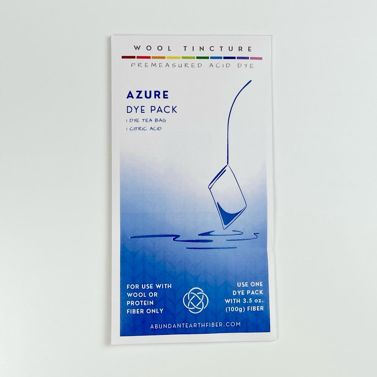 Wool Tincture - Dye Pack - Azure