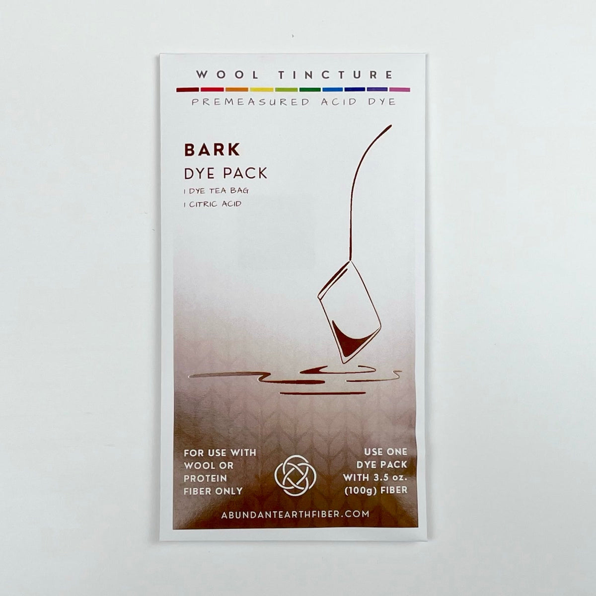 Wool Tincture - Dye Pack - Bark
