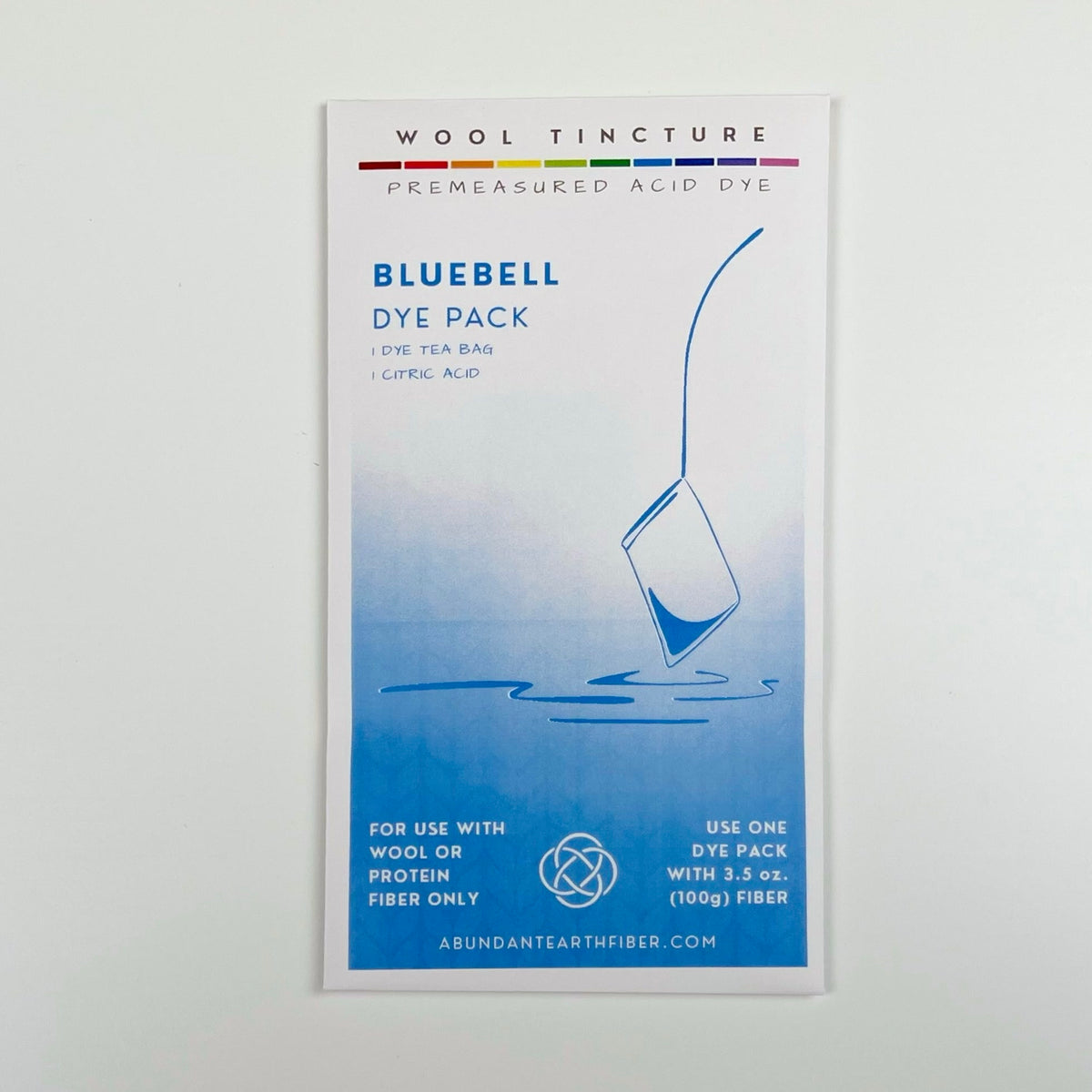 Wool Tincture - Dye Pack - Bluebell