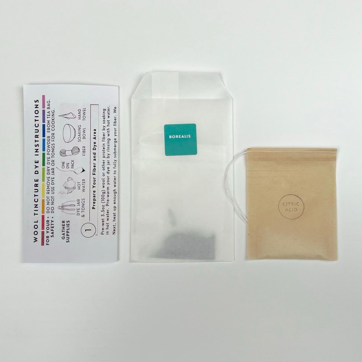 Wool Tincture - Dye Pack - Borealis