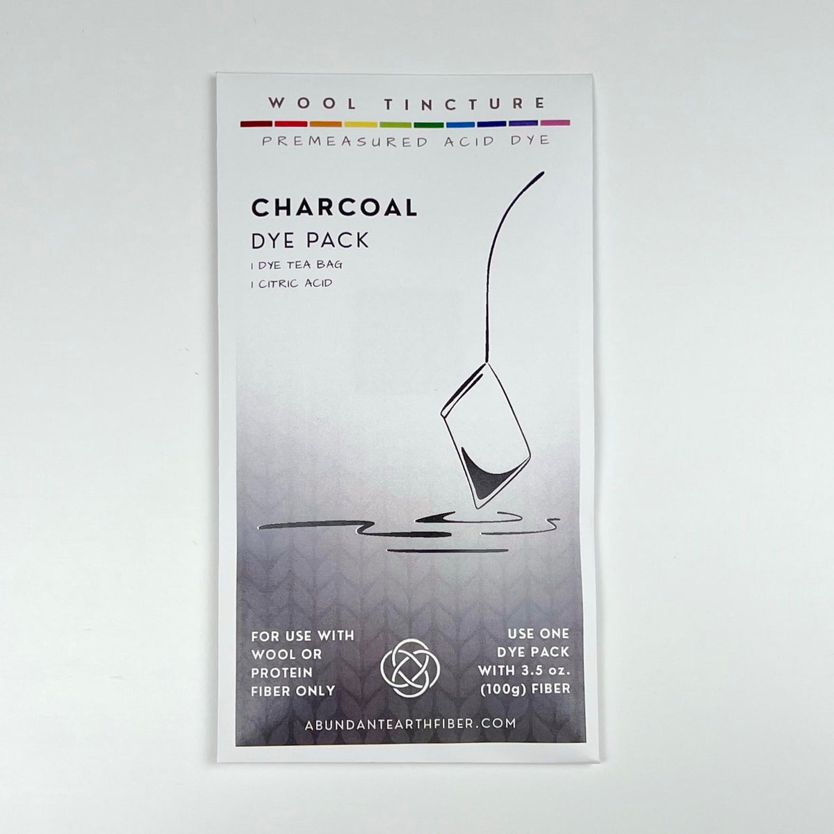 Wool Tincture - Dye Pack - Charcoal