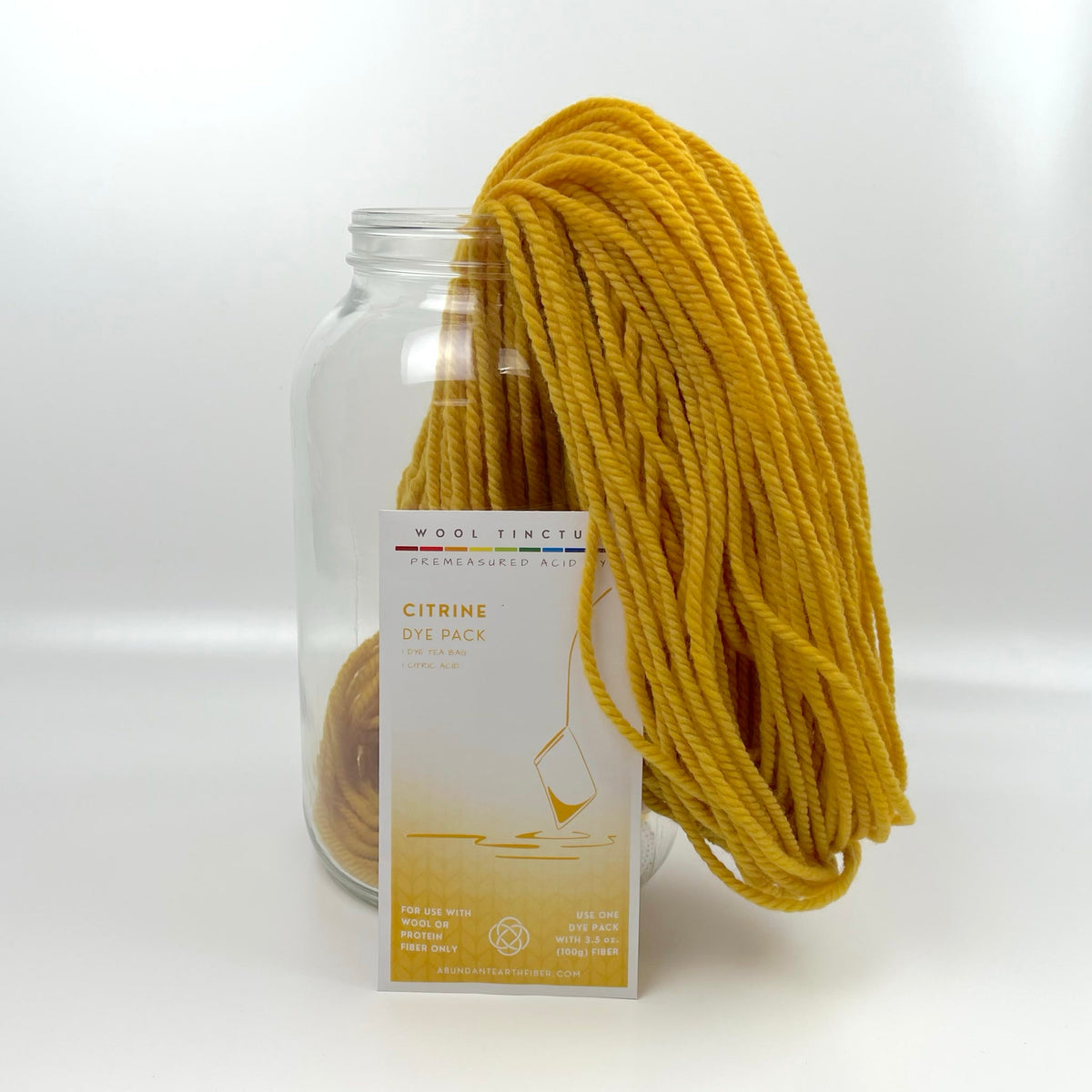 Wool Tincture - Dye Pack - Citrine
