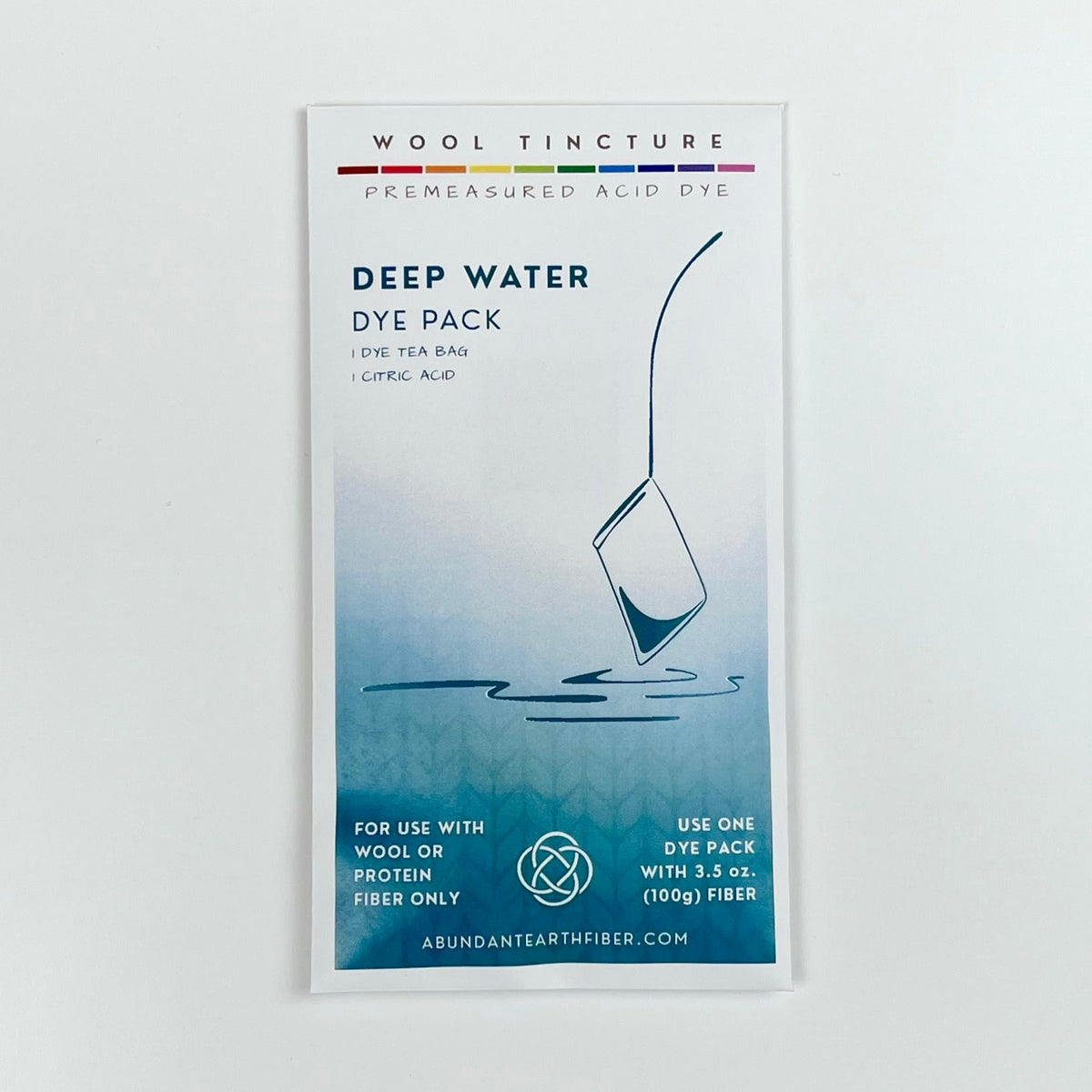 Wool Tincture - Dye Pack - Deep Water