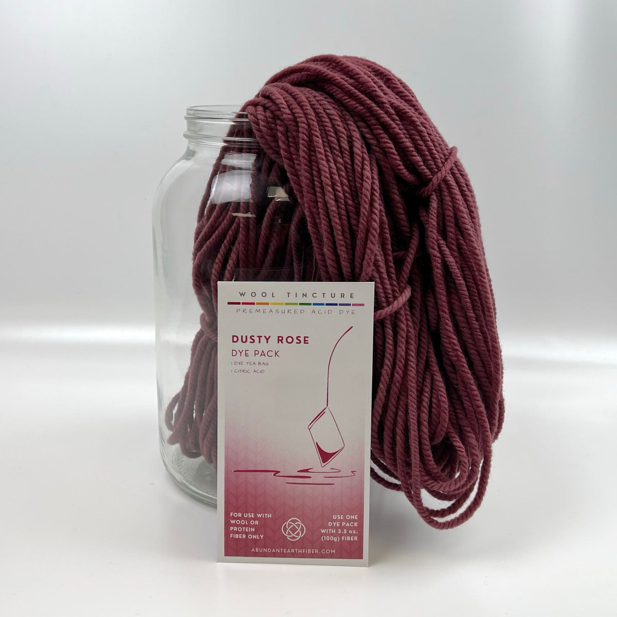 Wool Tincture - Dye Pack - Dusty Rose