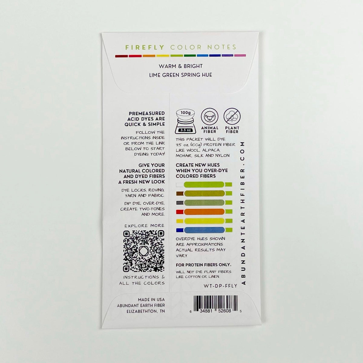 Wool Tincture - Dye Pack - Firefly