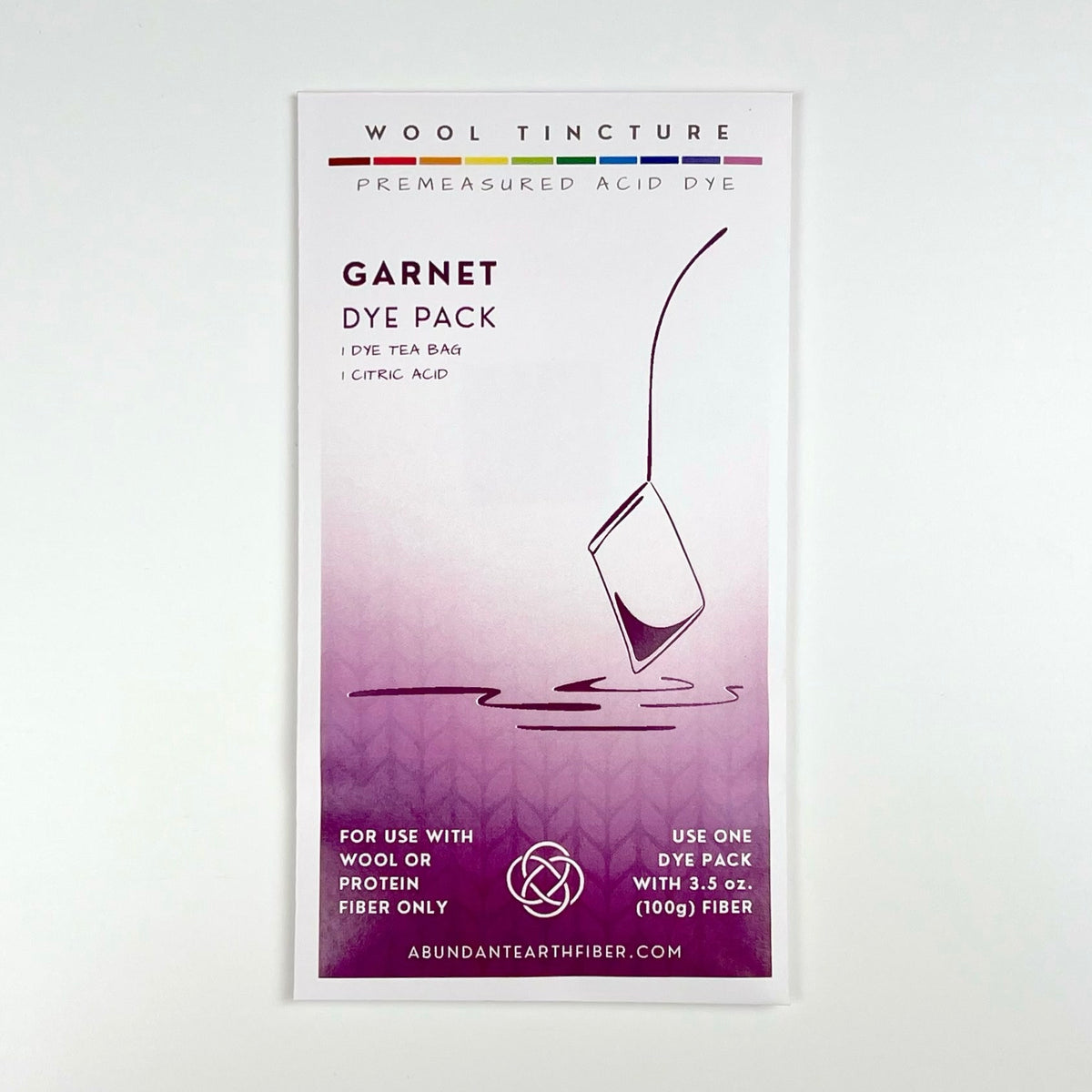 Wool Tincture - Dye Pack - Garnet