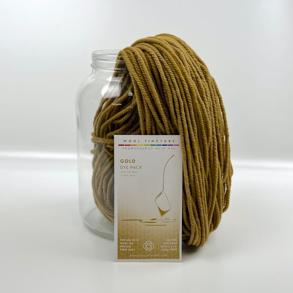 Wool Tincture - Dye Pack - Gold