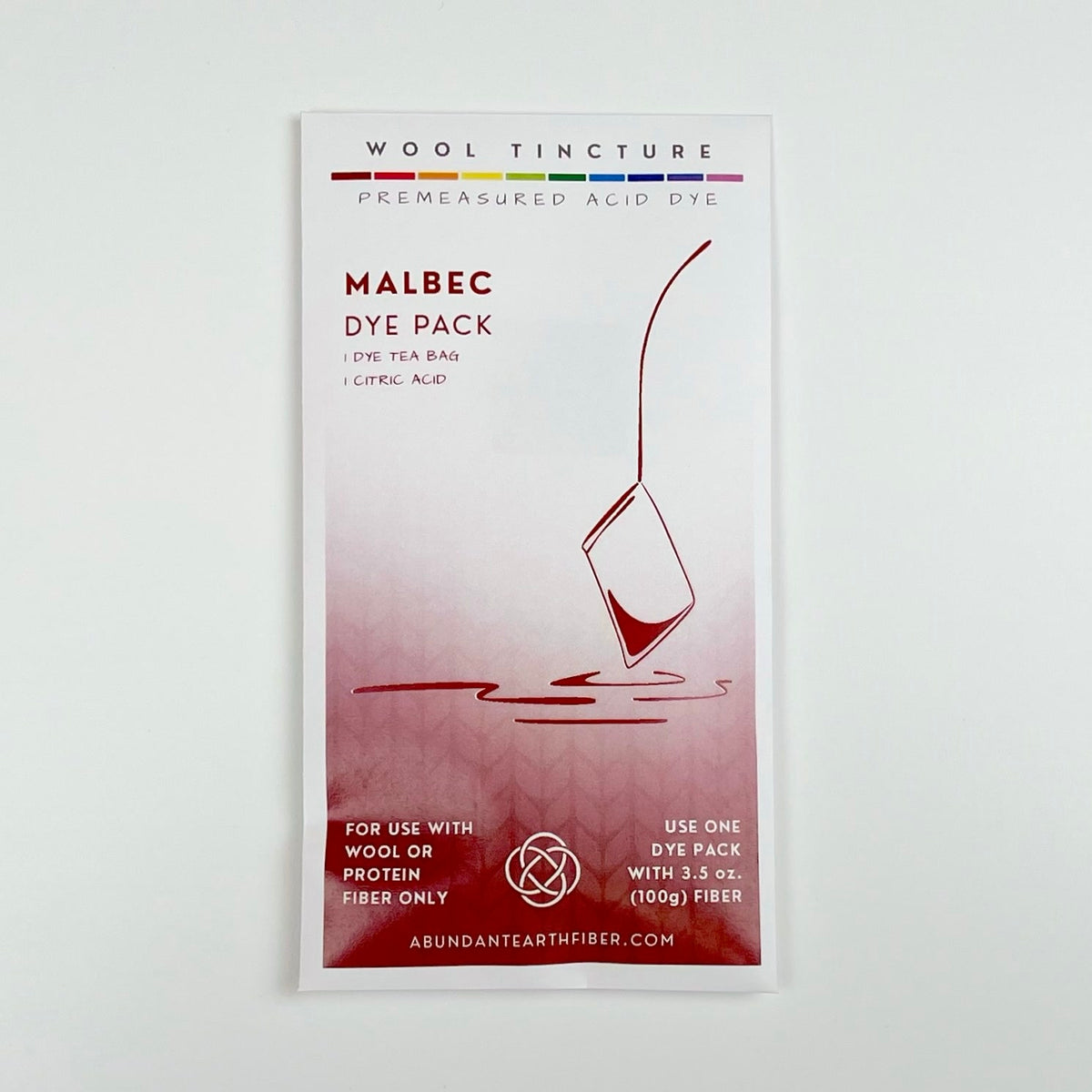 Wool Tincture - Dye Pack - Malbec