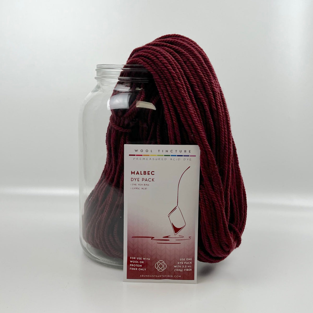 Wool Tincture - Dye Pack - Malbec