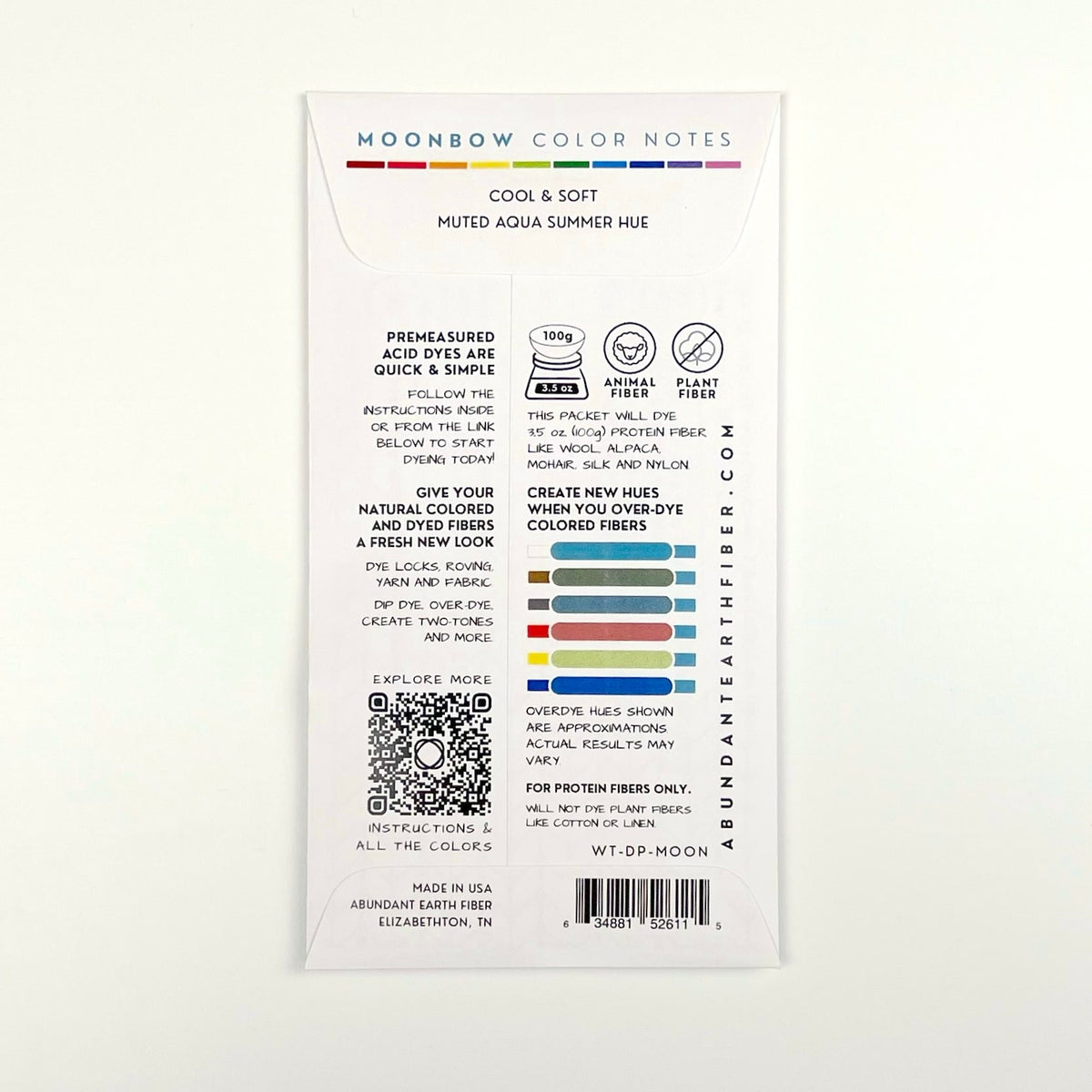 Wool Tincture - Dye Pack - Moonbow