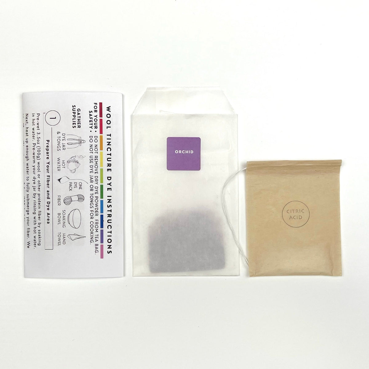 Wool Tincture - Dye Pack - Orchid