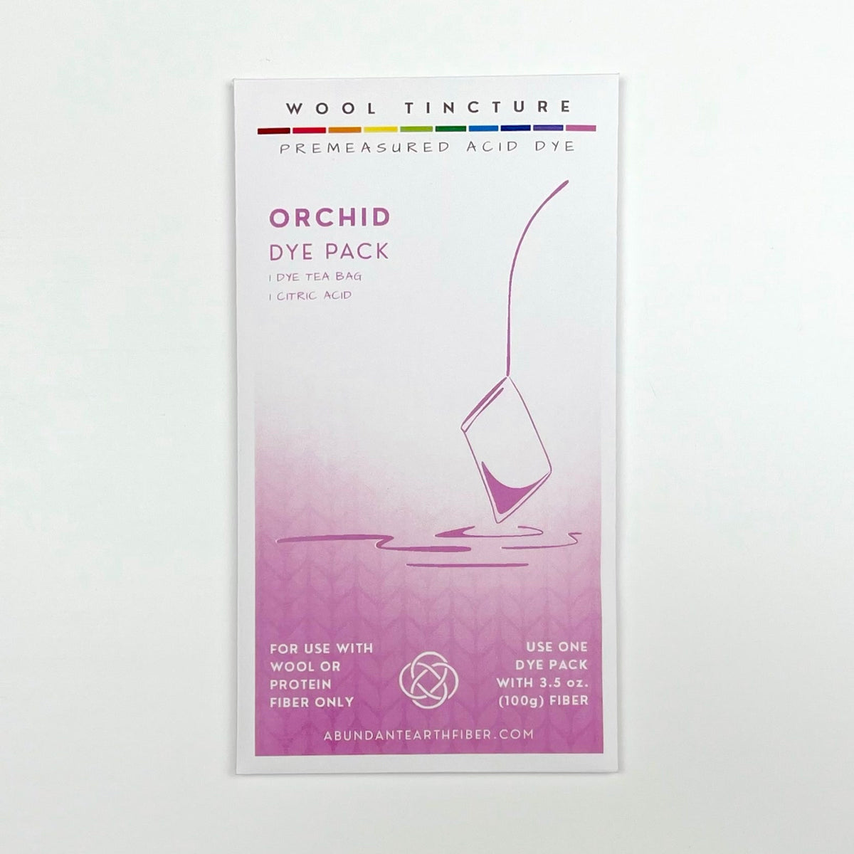 Wool Tincture - Dye Pack - Orchid