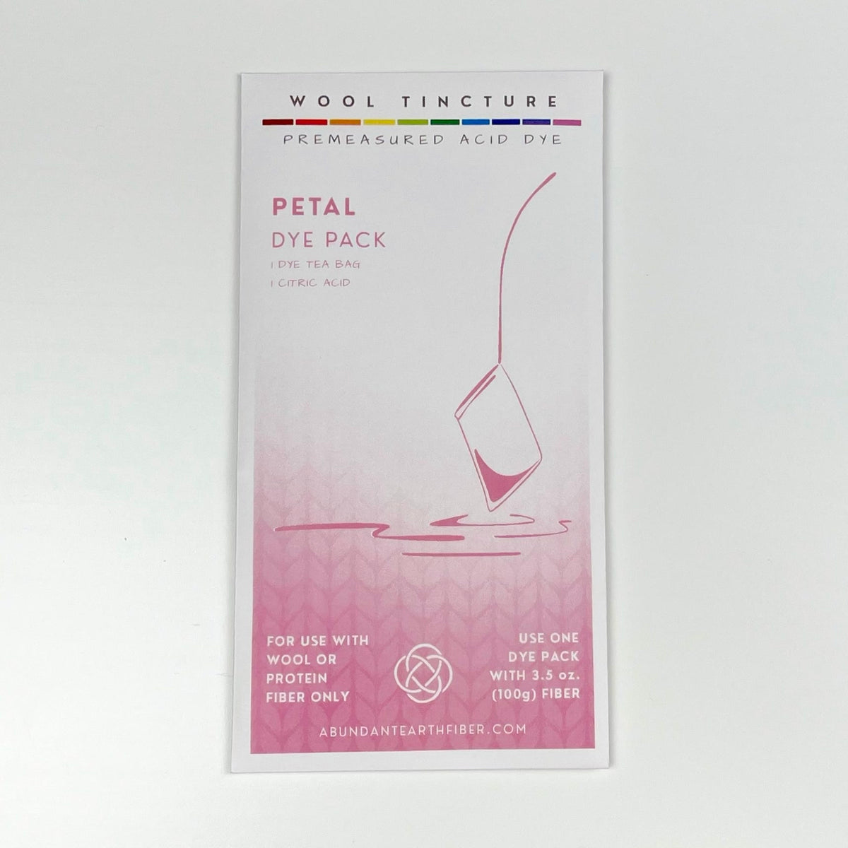 Wool Tincture - Dye Pack - Petal