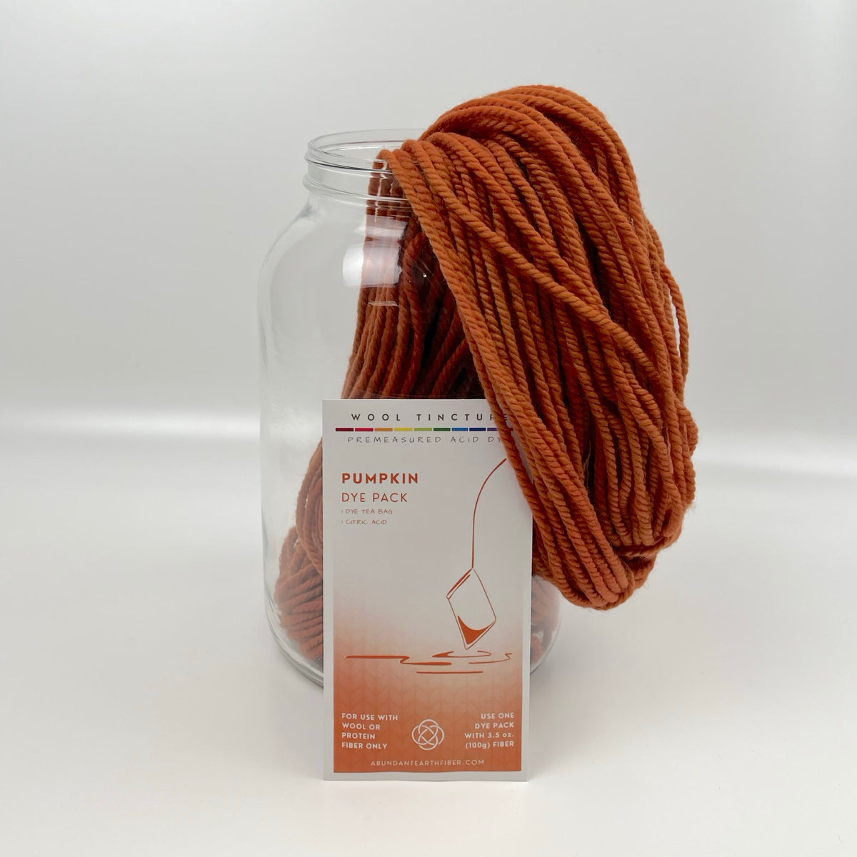 Wool Tincture - Dye Pack - Pumpkin