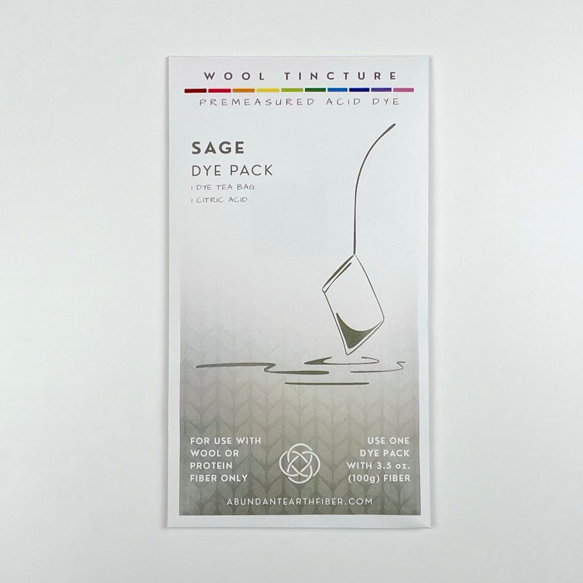 Wool Tincture - Dye Pack - Sage
