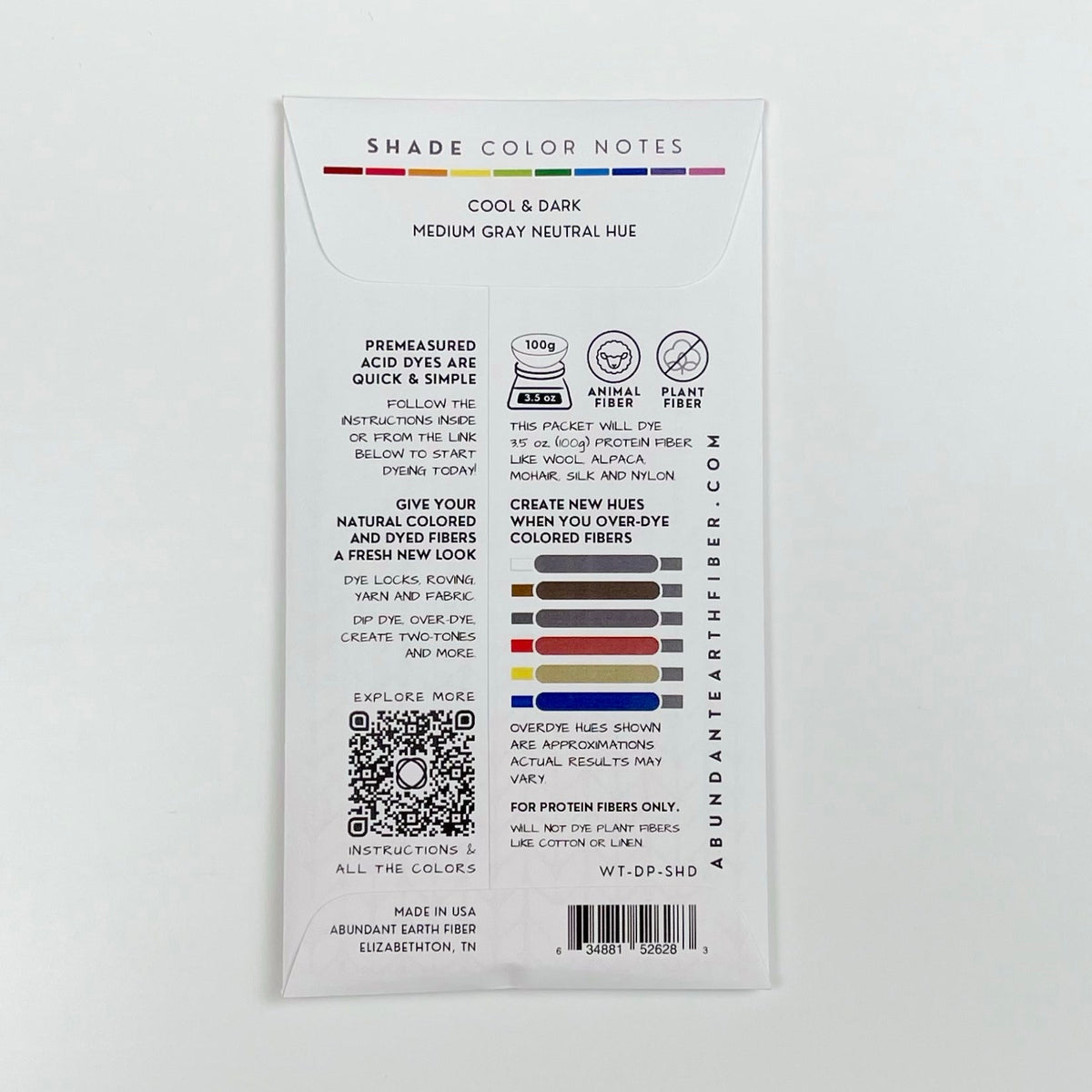 Wool Tincture - Dye Pack - Shade