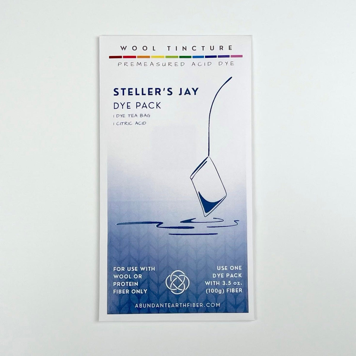Wool Tincture - Dye Pack - Steller's Jay