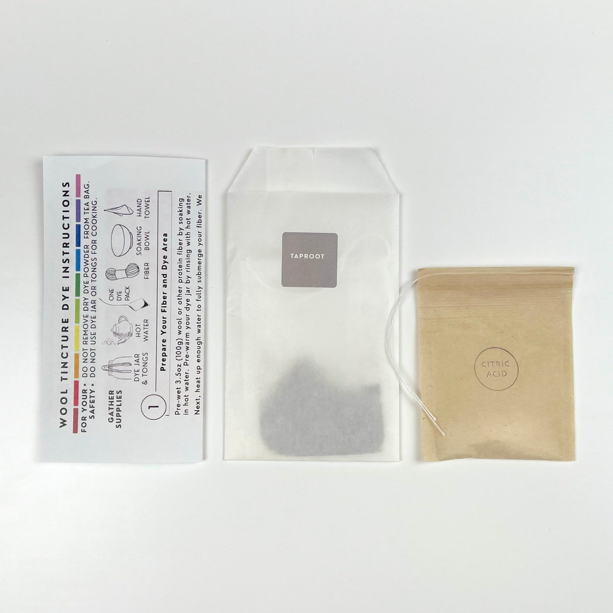 Wool Tincture - Dye Pack - Taproot