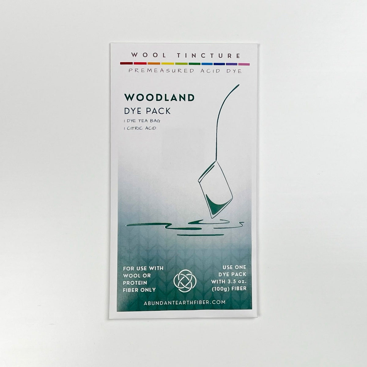 Wool Tincture - Dye Pack - Woodland