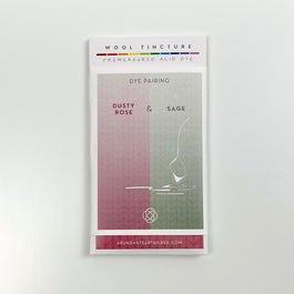 Wool Tincture - Dye Pairing - Dusty Rose/Sage