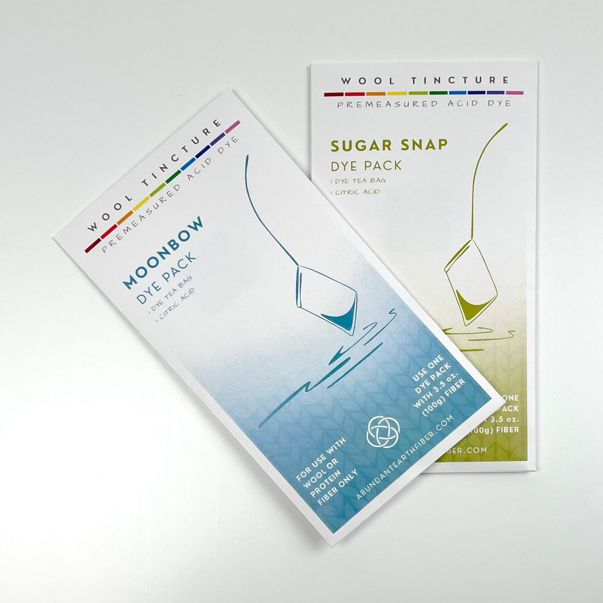 Wool Tincture - Dye Pairing - Moonbow/Sugar Snap
