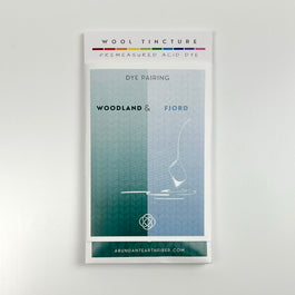 Wool Tincture - Dye Pairing - Woodland/Fjord