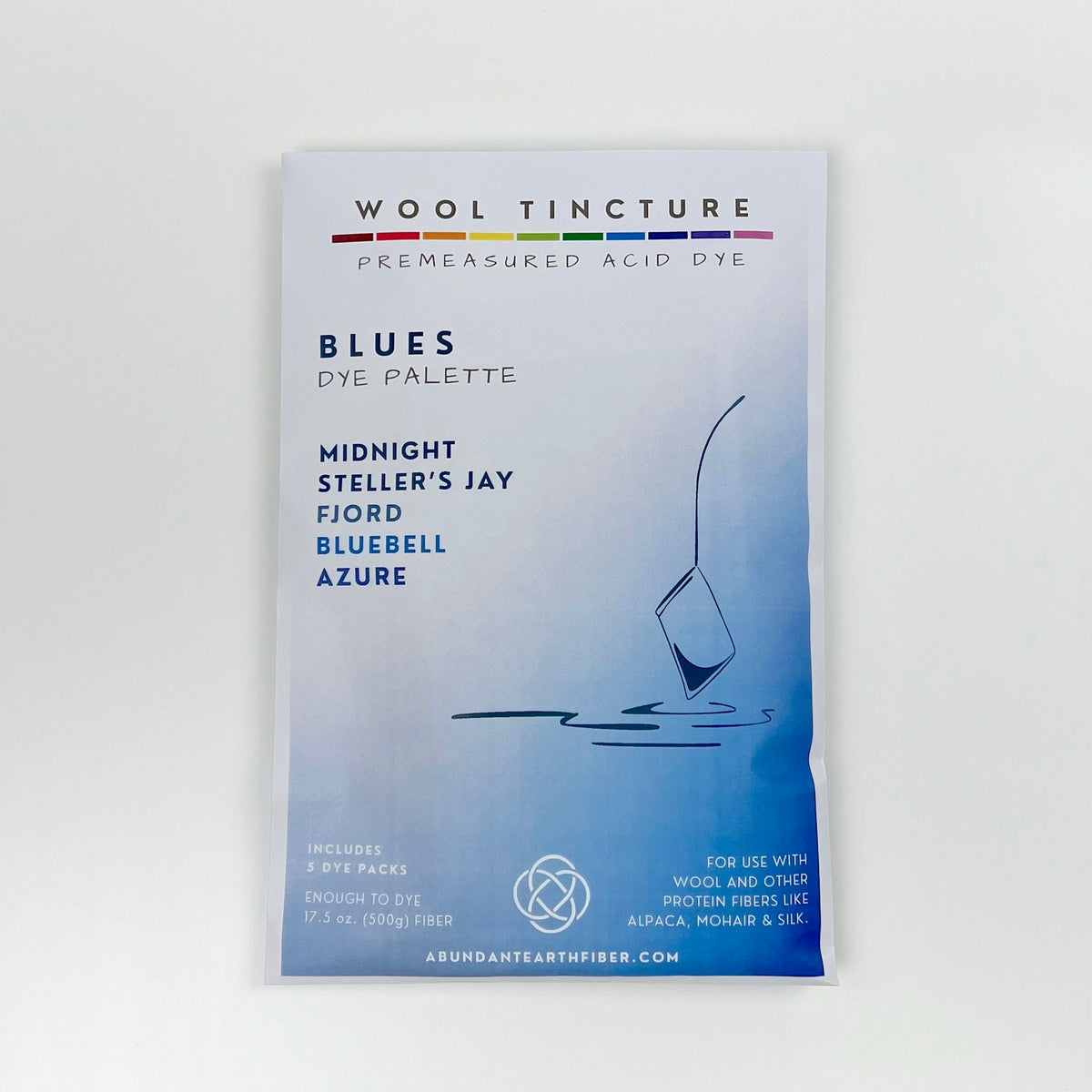 Wool Tincture - Dye Palette - Blues