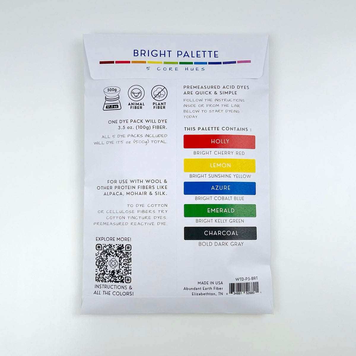 Wool Tincture - Dye Palette - Bright