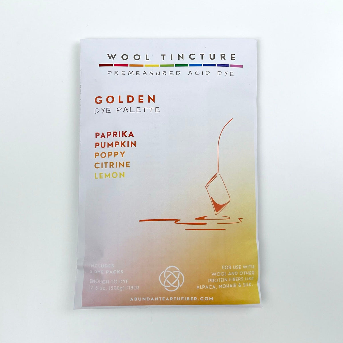 Wool Tincture - Dye Palette - Golden