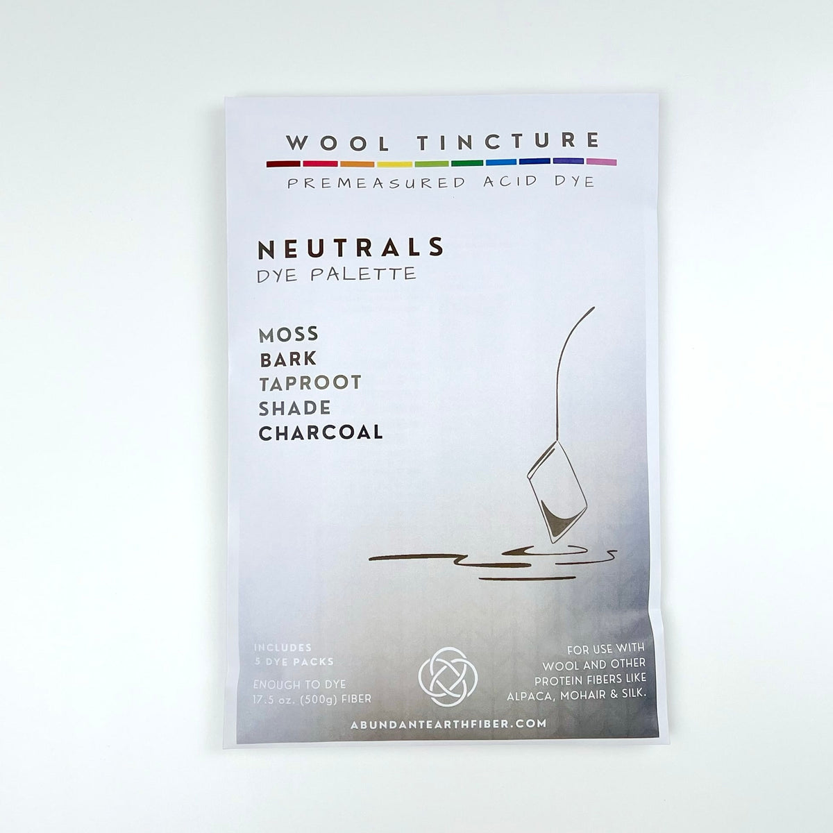 Wool Tincture - Dye Palette - Neutrals