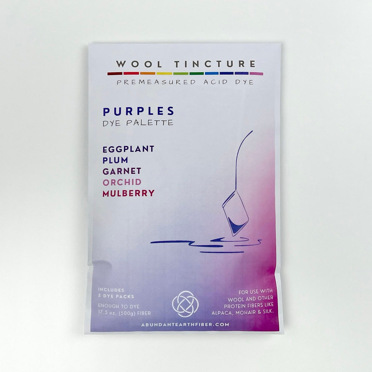 Wool Tincture - Dye Palette - Purples