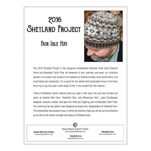 Pacific Northwest Shetland Hat - Pattern